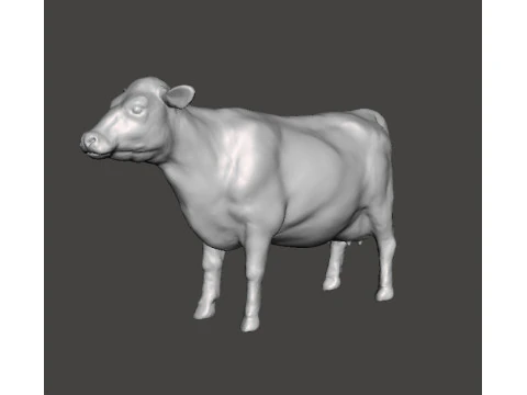 ФІГУРКА КОРОВИ МОДЕЛЬ ТВАРИНА ІСТОТА ДИКА ПРИРОДА ОРНАМЕНТ RPG DND 3D Принт Модель