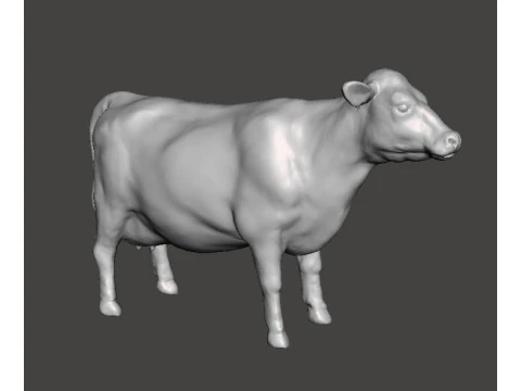 ФІГУРКА КОРОВИ МОДЕЛЬ ТВАРИНА ІСТОТА ДИКА ПРИРОДА ОРНАМЕНТ RPG DND 3D Принт Модель