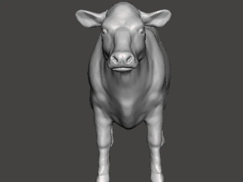 ФІГУРКА КОРОВИ МОДЕЛЬ ТВАРИНА ІСТОТА ДИКА ПРИРОДА ОРНАМЕНТ RPG DND 3D Принт Модель