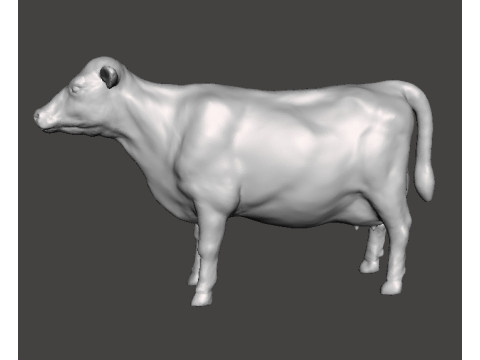 COW FIGURE MODEL ANIMAL CREATURE WILDLIFE ORNAMENT RPG DND 3Dプリントモデル