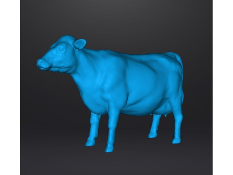 COW FIGURE MODEL ANIMAL CREATURE WILDLIFE ORNAMENT RPG DND 3Dプリントモデル