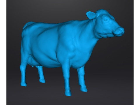 COW FIGURE MODEL ANIMAL CREATURE WILDLIFE ORNAMENT RPG DND 3Dプリントモデル