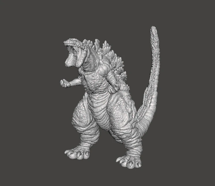 SHIN GODZILLA ATOMIC BREATH KAIJU MONSTER MINIATURE GAMES RPG DND 3D Print Model .c4d .max .obj .3ds .fbx .stl .blend 