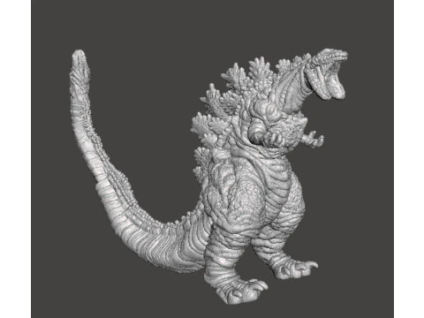 SHIN GODZILLA ATOMIC BREATH KAIJU MONSTER MINIATURE GAMES RPG DND 3D Print Model