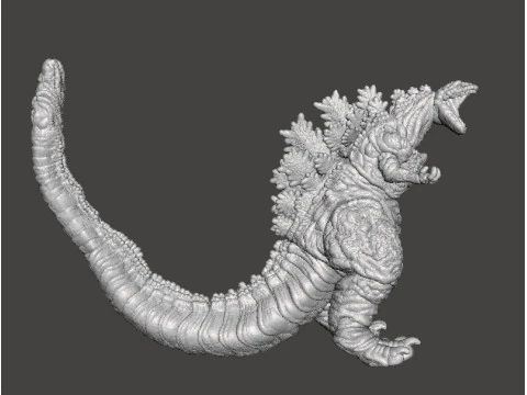 SHIN GODZILLA ATOMIC BREATH KAIJU MONSTER MINIATURE GAMES RPG DND 3D Print Model