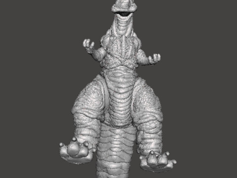 SHIN GODZILLA ATOMIC BREATH KAIJU MONSTER MINIATURE GAMES RPG DND Modèles 3D en vedette