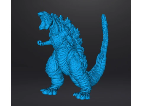 SHIN GODZILLA ATOMIC BREATH KAIJU MONSTER MINIATURE GAMES RPG DND 3D Print Model