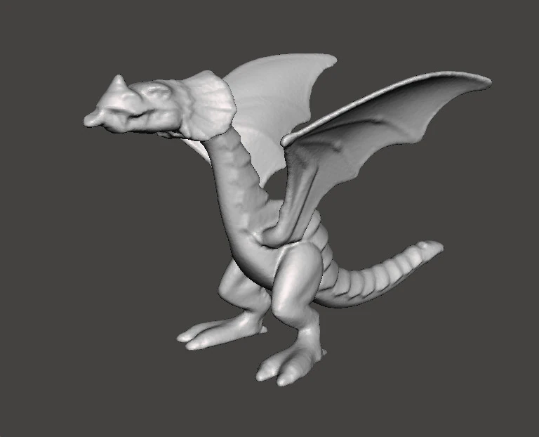 RED DRAGON 90s MEDIEVAL PLASTIC FIGURE MODEL WILDLIFE HQ VINTAGE 3D Print Model .c4d .max .obj .3ds .fbx .stl .blend