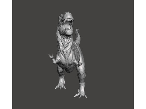 TYRANNOSAURUS REX 130 SCALE FIGURE STATUE MODEL DINOSAUR WILDLIFE 3D 프린트 모델