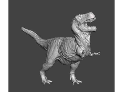 TYRANNOSAURUS REX 130 SCALE FIGURE STATUE MODEL DINOSAUR WILDLIFE 3D 프린트 모델