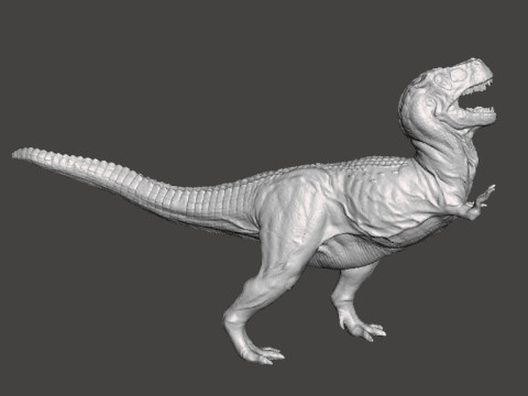 TYRANNOSAURUS REX 130 SCALE FIGURE STATUE MODEL DINOSAUR WILDLIFE 3D 프린트 모델