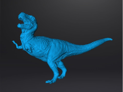 TYRANNOSAURUS REX 130 SCALE FIGURE STATUE MODEL DINOSAUR WILDLIFE 3D 프린트 모델
