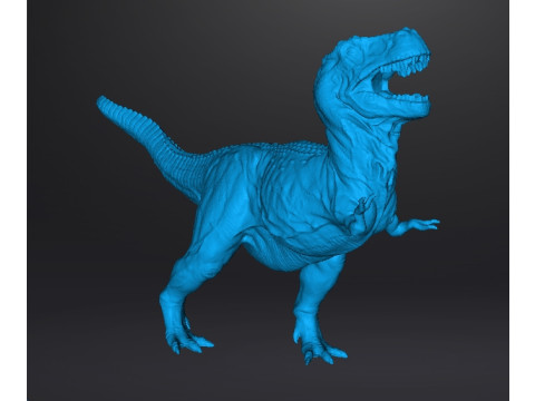 TYRANNOSAURUS REX 130 SCALE FIGURE STATUE MODEL DINOSAUR WILDLIFE 3D 프린트 모델
