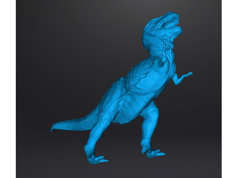 TYRANNOSAURUS REX 130 SCALE FIGURE STATUE MODEL DINOSAUR WILDLIFE 3D 프린트 모델