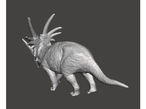 STYRACOSAURUS REALISTIC FIGURE MODEL DINOSAUR WILDLIFE RPG 3D Baskı Modeli