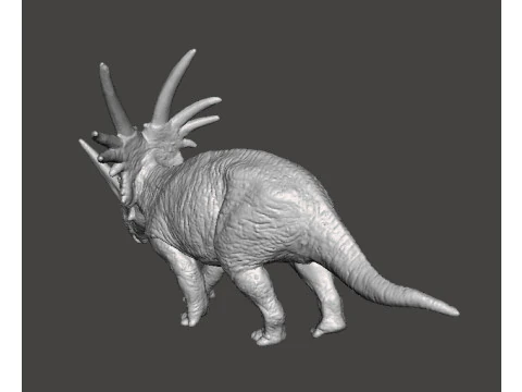 STYRACOSAURUS REALISTIC FIGURE MODEL DINOSAUR WILDLIFE RPG 3D Print Model
