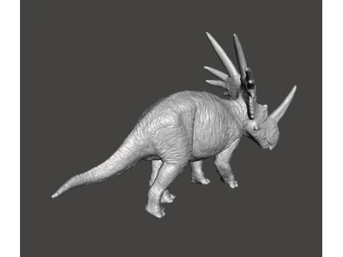 STYRACOSAURUS REALISTIC FIGURE MODEL DINOSAUR WILDLIFE RPG 3D Print Model