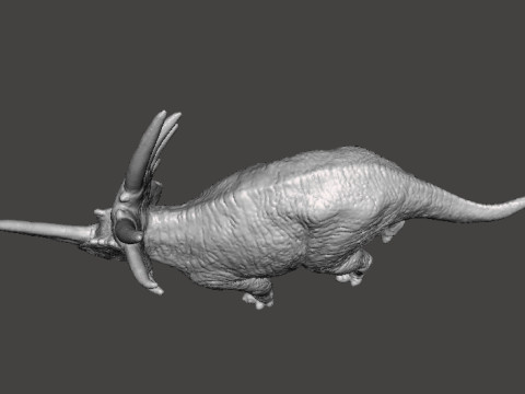 STYRACOSAURUS REALISTIC FIGURE MODEL DINOSAUR WILDLIFE RPG 3D Baskı Modeli