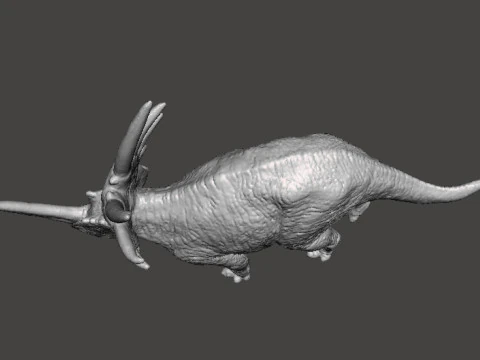 STYRACOSAURUS REALISTIC FIGURE MODEL DINOSAUR WILDLIFE RPG 3D Print Model