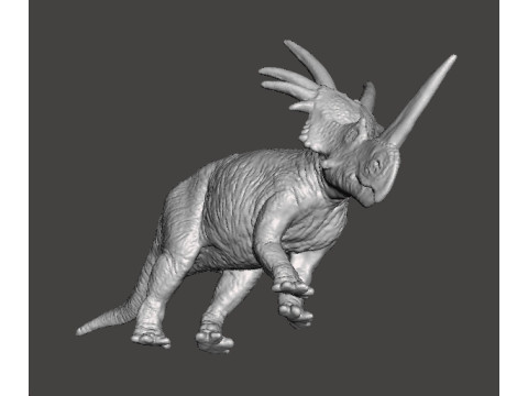 STYRACOSAURUS REALISTIC FIGURE MODEL DINOSAUR WILDLIFE RPG 3D Baskı Modeli