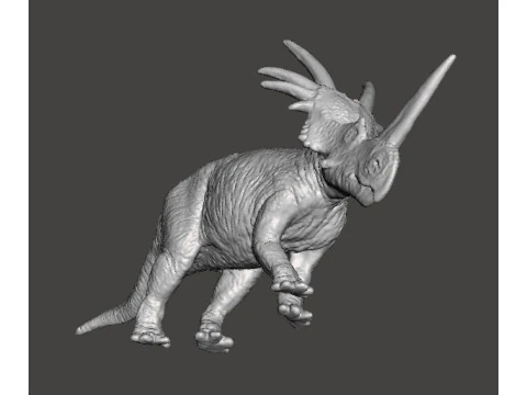 STYRACOSAURUS REALISTIC FIGURE MODEL DINOSAUR WILDLIFE RPG 3D Print Model