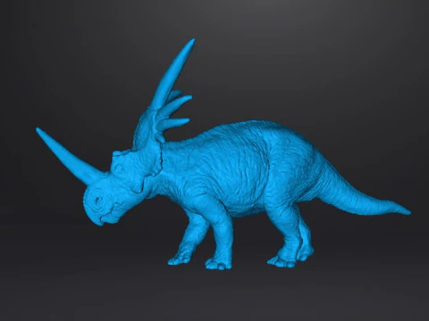 STYRACOSAURUS REALISTIC FIGURE MODEL DINOSAUR WILDLIFE RPG 3D Print Model