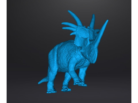 STYRACOSAURUS REALISTIC FIGURE MODEL DINOSAUR WILDLIFE RPG 3D Baskı Modeli