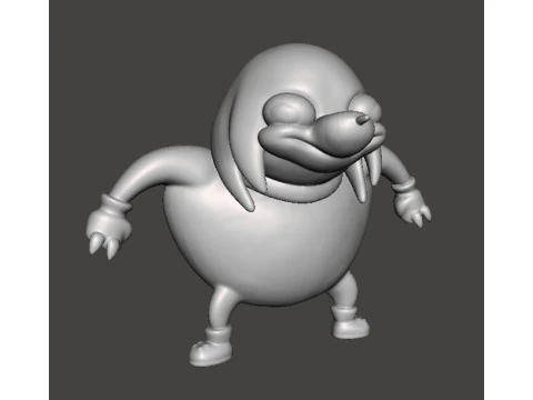 MODEL FIGURKI UGANDAN KNUCKLES MEM SONIC Model do druku 3D