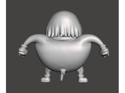 UGANDAN KNUCKLES FIGURE MODEL MEME SONIC STATUE 3D 打印模型