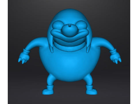 UGANDAN KNUCKLES FIGURE MODEL MEME SONIC STATUE 3D 打印模型