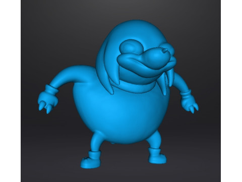 UGANDAN KNUCKLES FIGURE MODEL MEME SONIC STATUE 3D 打印模型