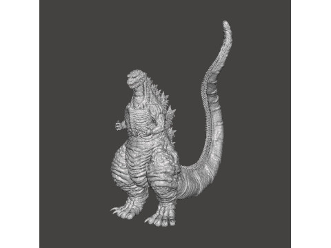 SHIN GODZILLA KAIJU MONSTER MINIATURE MODEL GAMES RPG DND Modelo de impresión 3D