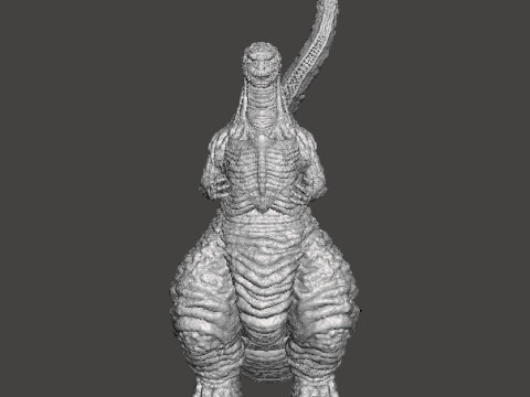 SHIN GODZILLA KAIJU MONSTER MINIATURE MODEL GAMES RPG DND 3D प्रिंट मॉडल