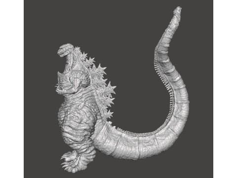 SHIN GODZILLA KAIJU MONSTER MINIATURE MODEL GAMES RPG DND 3D प्रिंट मॉडल