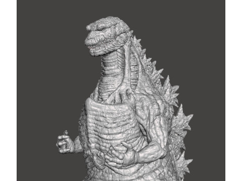 SHIN GODZILLA KAIJU MONSTER MINIATURE MODEL GAMES RPG DND 3D प्रिंट मॉडल