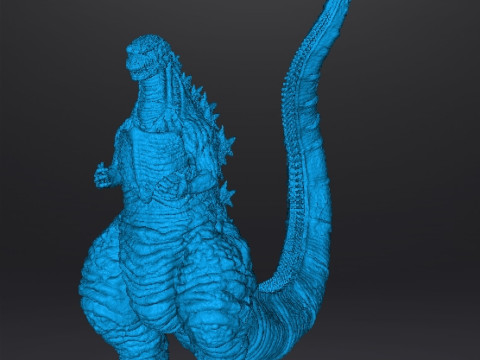 SHIN GODZILLA KAIJU MONSTER MINIATURE MODEL GAMES RPG DND 3D प्रिंट मॉडल