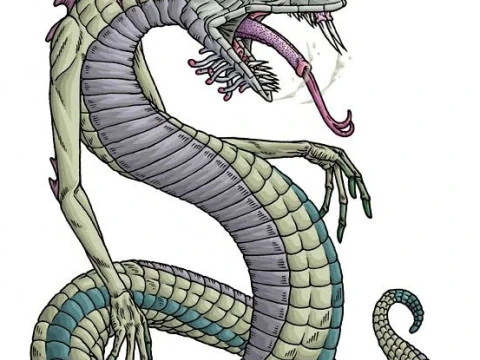 YIG FATHER OF SERPENTS MONSTER MINIATURE MODEL FANTASY GAMES RPG DND 3D Print Model