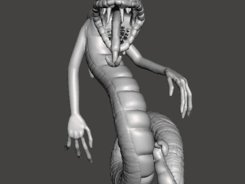 YIG FATHER OF SERPENTS MONSTER MINIATURE MODEL FANTASY GAMES RPG DND 3D Print Model