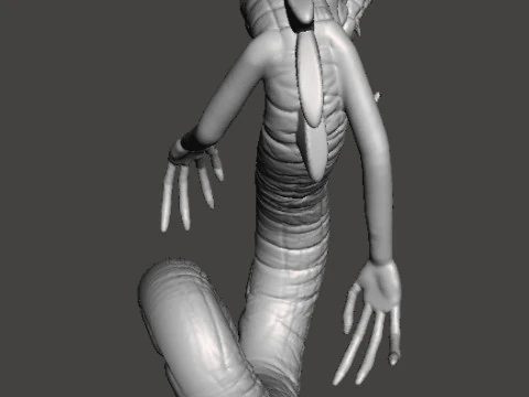 YIG FATHER OF SERPENTS MONSTER MINIATURE MODEL FANTASY GAMES RPG DND 3D Print Model