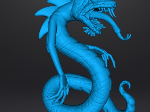 YIG FATHER OF SERPENTS MONSTER MINIATURE MODEL FANTASY GAMES RPG DND Modèles 3D en vedette