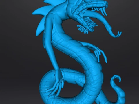 YIG FATHER OF SERPENTS MONSTER MINIATURE MODEL FANTASY GAMES RPG DND 3D Print Model