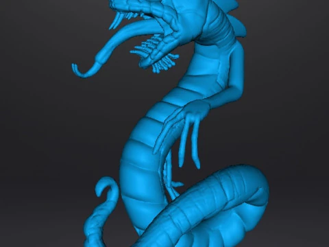 YIG FATHER OF SERPENTS MONSTER MINIATURE MODEL FANTASY GAMES RPG DND 3D Print Model