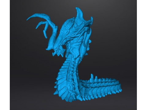 HYDRALISK ATTACK MINIATURE MODEL FIGURE FOR SCIFI GAMES RPG DND 3D 프린트 모델