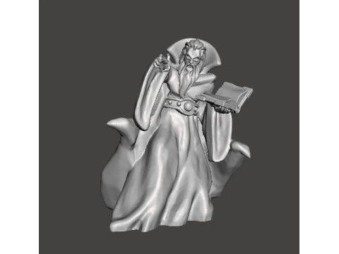 ファンタジーゲーム RPG DND 用ゾーゴン悪の魔法使いミニチュアモデル 3Dプリントモデル