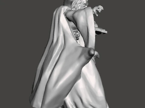 ZORGON EVIL WIZARD MINIATURE MODEL FOR FANTASY GAMES RPG DND 3D Print Model