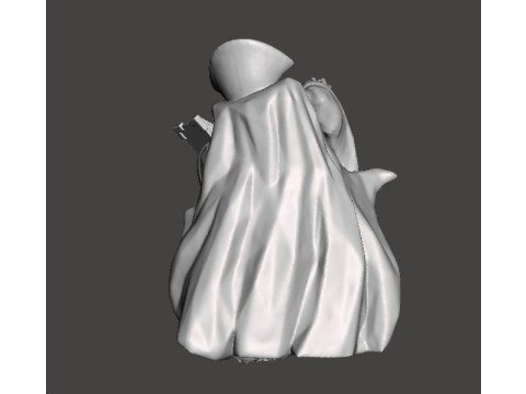 ZORGON EVIL WIZARD MINIATURE MODEL FOR FANTASY GAMES RPG DND 3D-Druckmodell