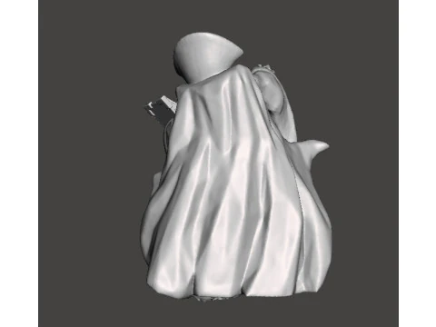 ZORGON EVIL WIZARD MINIATURE MODEL FOR FANTASY GAMES RPG DND 3D Print Model