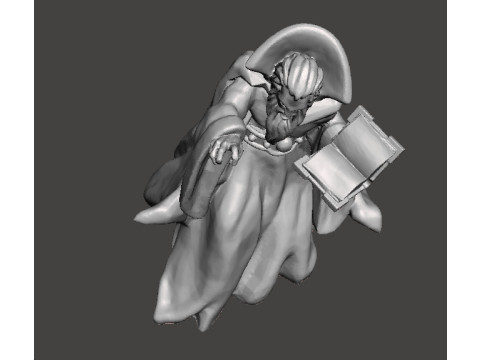 ZORGON EVIL WIZARD MINIATURE MODEL FOR FANTASY GAMES RPG DND 3D-Druckmodell