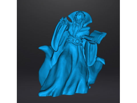 ZORGON EVIL WIZARD MINIATURE MODEL FOR FANTASY GAMES RPG DND 3D-Druckmodell