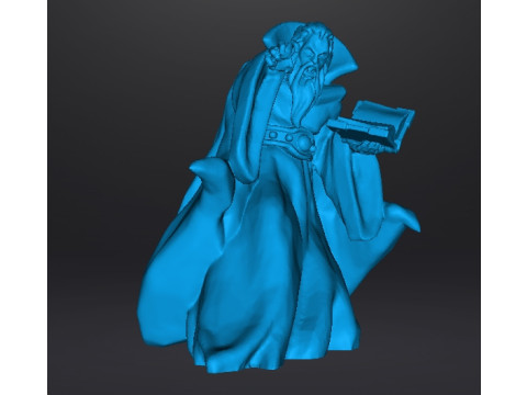 ZORGON EVIL WIZARD MINIATURE MODEL FOR FANTASY GAMES RPG DND 3D-Druckmodell
